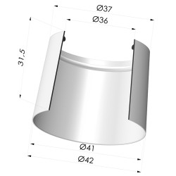Ventosa plana Serie 7 Ø 42MM