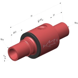 Venturi Transportes neumáticos Serie  TP - Øint 9.6MM