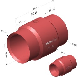 Venturi Transportes neumáticos Serie  TP - Øint 108MM