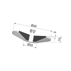 Juntas para centrado de botellas Serie COUP Ø 65MM