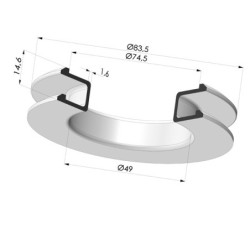 Membrana Serie MELH Ø 83,5 mm