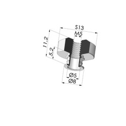 Conexión Desmontable Hembra M5