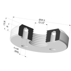 Conexión Desmontable Hembra G1/2"