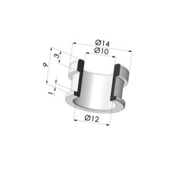 Remache para Inserto9G18A - Aluminio