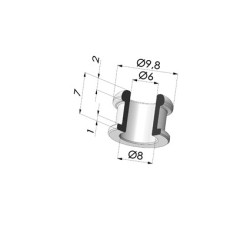 Remache para Inserto9M18A - Aluminio