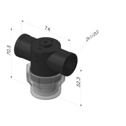 Filtre cuve plastique série FV PI - Filtration 5µm
