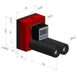 Venturi Multi Etapa  Serie  VME-1 36 - 80% Vacío