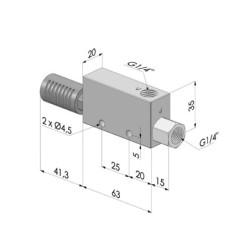 Venturi Mono Etapa  Serie  VT - 91% Vacío