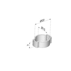 Abrazaderas de dos orejas de Ø 11-13 mm