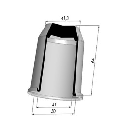 Membrana - Øext 50MM - Øint 41MM - H 64MM