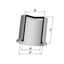 Membrana - Øext 57MM - Øint 46MM - H 51MM