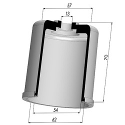 Membrana - Øext 62MM - Øint 54MM - H 70MM