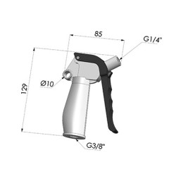 Pistola de aire frío Serie SF G
