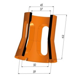 Membrana - Øext 59MM - Øint 50MM - H 62MM