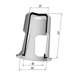 Refuerzo por MEM 53x44x66 - Øext 51MM