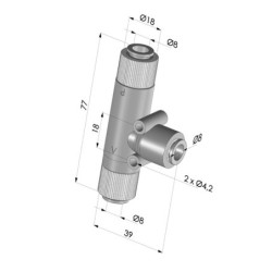 Venturi Mono Etapa  Serie  VMT - 91% Vacío