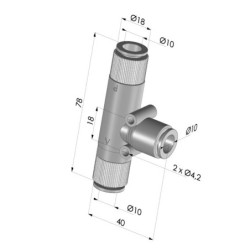 Venturi Mono Etapa  Serie  VMT - 91% Vacío