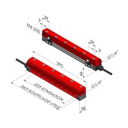Cortina de aire ionizante serie RA ION 225 - L 295MM