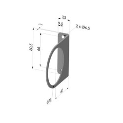 Soporte de fijación para amplificador de aire Serie AA 025