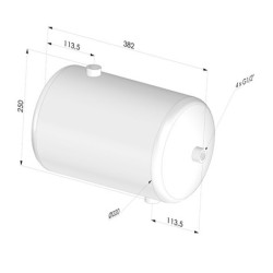 Réserve de vide série RDV - 12 litres - Inox