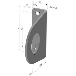 Soporte de fijación de boquilla G1/2"