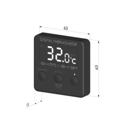 Termostato numérico para armarios eléctricos