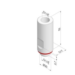 Tubo de extensión de cable TPC A152