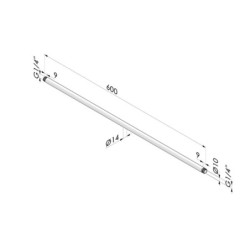 Extensión de pistola de aire SF -- G -- en aluminio