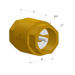 Válvula antirretorno Série VRV - Øvacio 1G