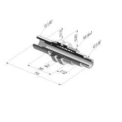 Conjutos de Resorte Serie  ER M18 - Z 10MM - Anti-rotación