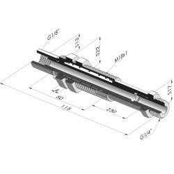 Conjutos de Resorte Serie  ER M14 - Z 30MM - Anti-rotación