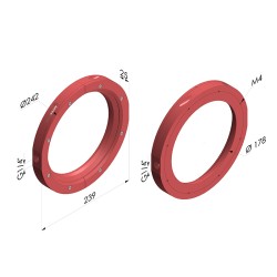 Cortina de aire circular serie RAC-2 - ØInt 178MM