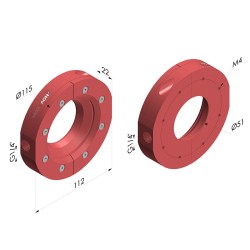 Cortina de aire circular serie RAC-2 - ØInt 51MM