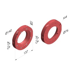 Cortina de aire circular serie RAC-2 - ØInt 76MM