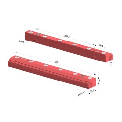 Cortina de aire de flujo simple Slim, serie RA-3 250