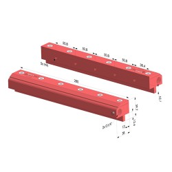 Cortina de aire de flujo simple Serie RA-2 - L 280 mm