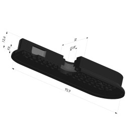 Ventosa Oval Serie 4RP 93x32MM