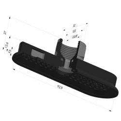 Ventosa Oval Serie 4RP 93x32MM