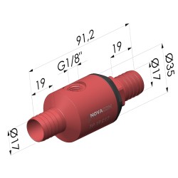 Venturi Transportes neumáticos Serie  TP - Canule Ø17mm