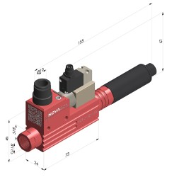 Venturi Mono Etapa  Serie  VCR-2 EV - 85% Vacío