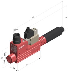 Venturi Mono Etapa  Serie  VCR-2 EV - 85% Vacío