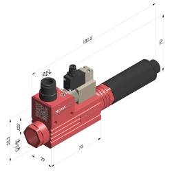 Venturi Mono Etapa  Serie  VCR-2 EV - 85% Vacío