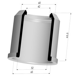 Ventosa Plate Serie 7 Ø 17MM