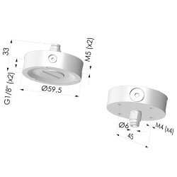 Ventosa a efecto Bernoulli - Ø 59,5 mm