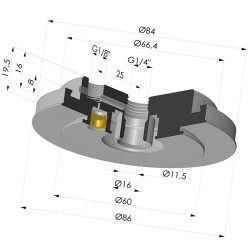 Inserto para ventosa 6S 130