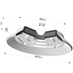Ventosa 2.5 Fuelles Serie AR VF Ø 30 mm