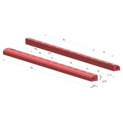 Cortina de aire de flujo simple Serie RA-3 - L 634MM