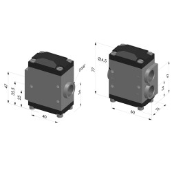 Vanne à Vide Série AG - 3/8G
