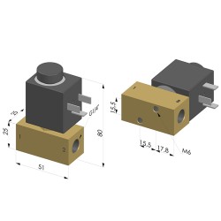 Vanne à Vide Série AG - 1/4G
