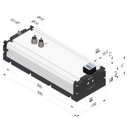 Sistema de agarre por vacío con mousse - Serie CVM Edition - 75% de vacío - 130x300